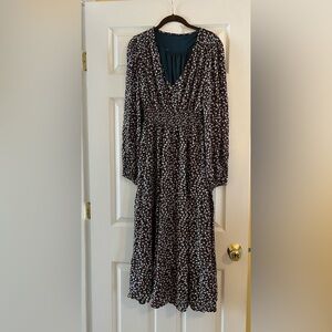 Dress Up long sleeve midi dress